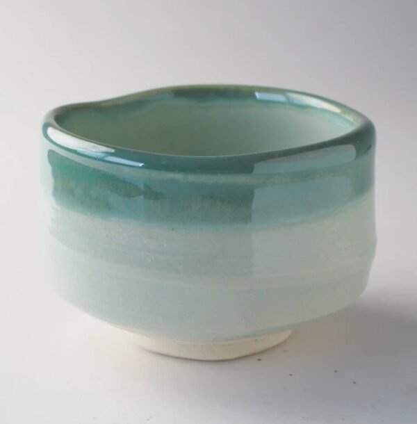 美濃焼抹茶碗 - 绿色